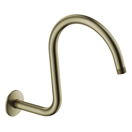 KINGSTON BRASS 14Inch Shower Arm with Flange, Antique Brass K114C3